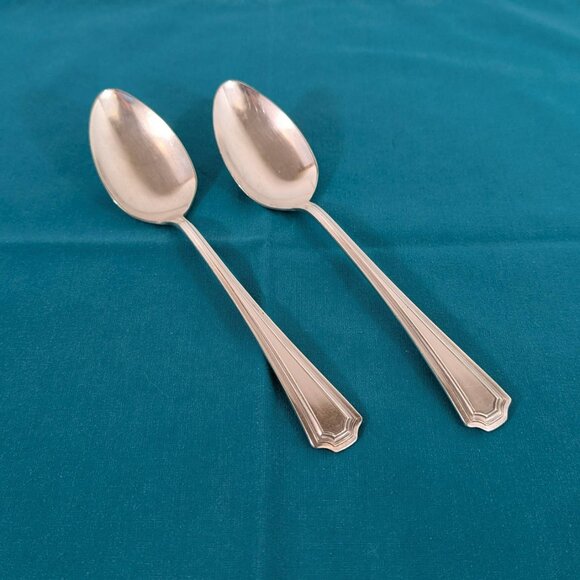 Set of 6 silverplated serving tablespoons - National Silver 1915 - Picture 3 of 11